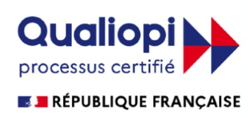 Logo Qualiopi - certification qualité des processus, République Française